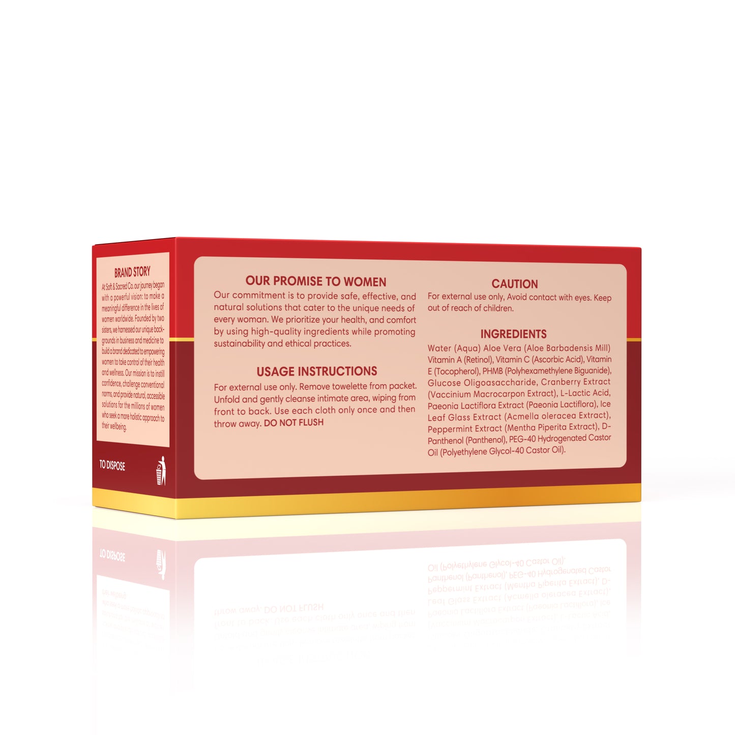 Cranberry Refresh & Rejuvenate Feminine Wipes