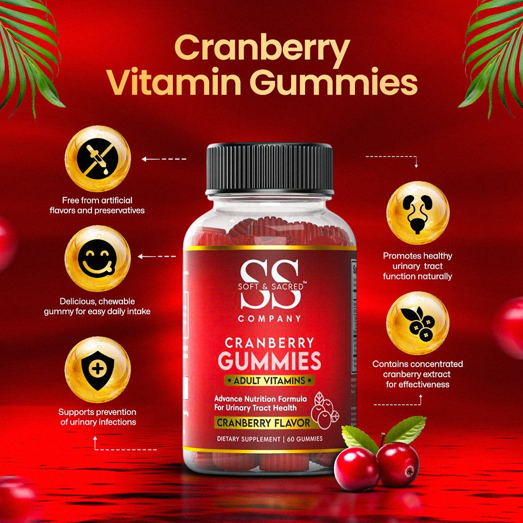 Cranberry Gummies- Supports Urinary Tract Health