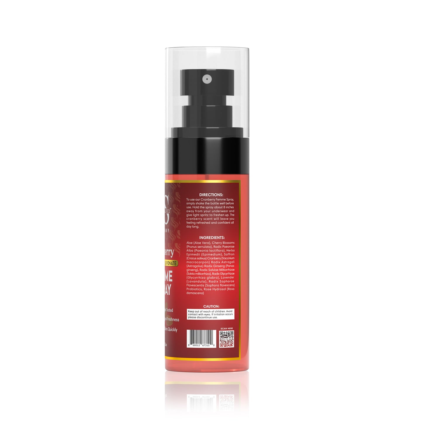 Cranberry Refresh & Rejuvenate Femme Spray
