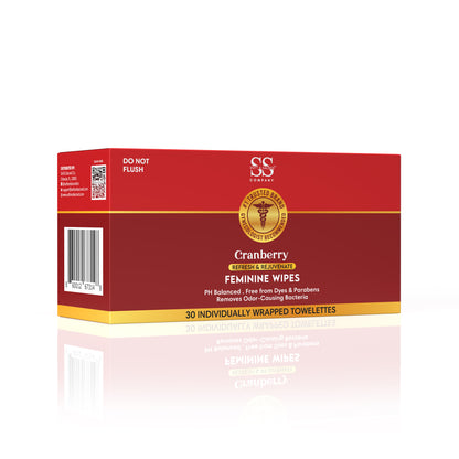 Cranberry Refresh & Rejuvenate Feminine Wipes